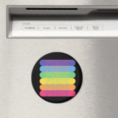 Stolz in Regenbogenfarben Magnet (In Situ (Geschirrspüler))