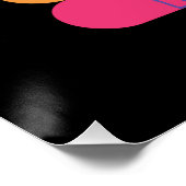 Stolz in Regenbogenfarben Poster (Ecke)