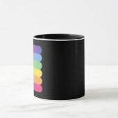 Stolz in Regenbogenfarben Tasse (Zentrum)
