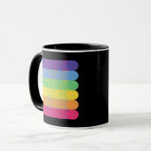 Stolz in Regenbogenfarben Tasse (Vorderseite Links)