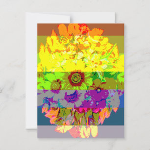 Stolz in voller Blüte Postkarte