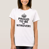 Stolz Introvert sein T-Shirt (Vorderseite)
