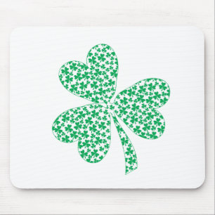 Stolz irisch sein - St Pattys Kleeblatt Mousepad