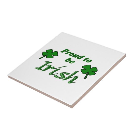 Stolz, irisch zu sein fliese (Seite)