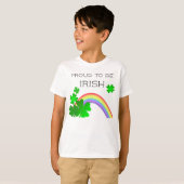 Stolz, irisch zu sein, St Patrick's Day T-Shirt (Vorne ganz)