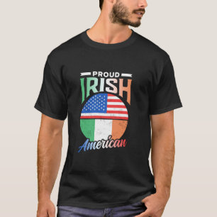 Stolz Irish American Roots Irland Familie USA USA T-Shirt