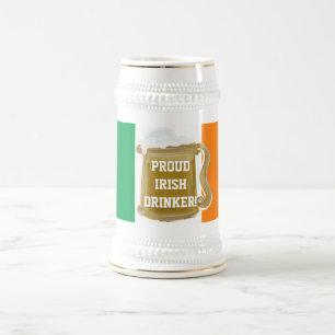 STOLZ IRISH DRINKER! BIERGLAS
