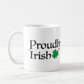 Stolz Irish Rainbow Kleeblatt Herz Kaffeetasse (Links)