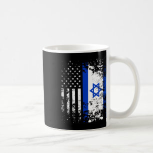 Stolz israelische Flagge Patriotischer Stolz Ameri Kaffeetasse