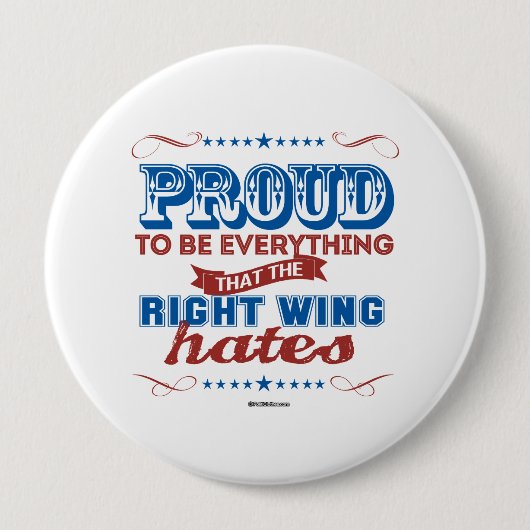 Stolz ist alles, was die Rechte hasst Button (Vorderseite)