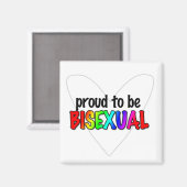 Stolz ist Bisexual Magnet (Vorderseite/Rückseite)