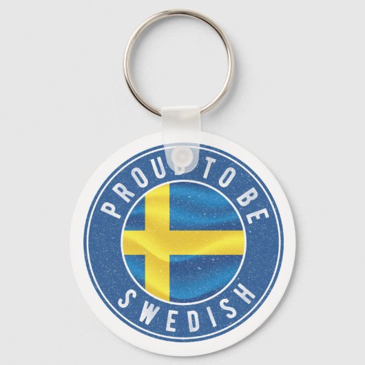 Stolz ist der schwedische T - Shirt Trucker Hat Bu Schlüsselanhänger (Vorderseite)