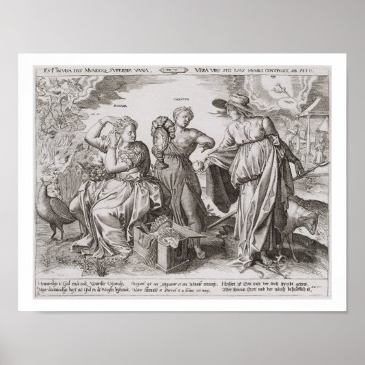 Stolz ist ein Feind Gottes und der Welt, aber Humi Poster (Vorne)