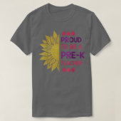 Stolz ist ein Prek Teacher Prek Educator Sunfloe T-Shirt (Design vorne)