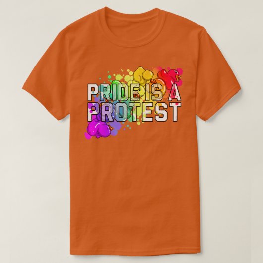 Stolz ist ein Protest T-Shirt (Design vorne)