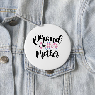Stolz ist ihre Mama LGBTQ Transgender Eltern Trans Button