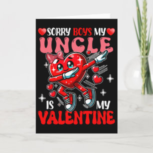 Stolz ist mein Onkel mein Valentinstag-Dabbing-Her Karte