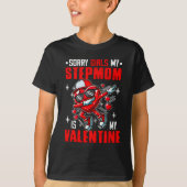 Stolz ist meine Stepmutter mein Valentinherz T-Shirt (Vorderseite)