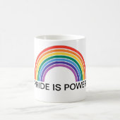 Stolz ist Power LGBTQ+-Regenbogen-Tasse Kaffeetasse (Mittel)