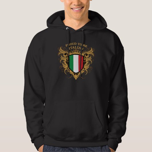 Stolz, italienisch zu sein hoodie (Vorderseite)