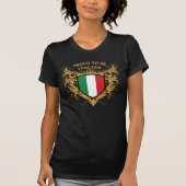 Stolz, italienisch zu sein T-Shirt (Vorderseite)