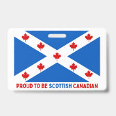 STOLZ, KANADIAN SCOTTISH ZU SEIN! AUSWEIS (Back)