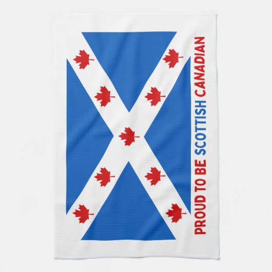 STOLZ, KANADIAN SCOTTISH ZU SEIN! GESCHIRRTUCH (Vertikal)