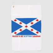 STOLZ, KANADIAN SCOTTISH ZU SEIN! GOLFHANDTUCH (Vorderseite)