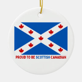 STOLZ, KANADIAN SCOTTISH ZU SEIN! KERAMIK ORNAMENT