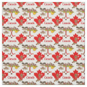 Stolz kanadischer Biber Moose Fabric Small Print Stoff (Muster)