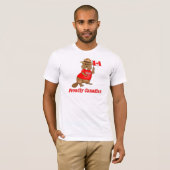 Stolz kanadischer Biber T-Shirt (Vorne ganz)