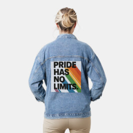 Stolz kennt keine Grenzen | Monat des Behinderungs Jeansjacke