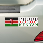 stolz, Kenyan Autoaufkleber zu sein (Auf Auto)