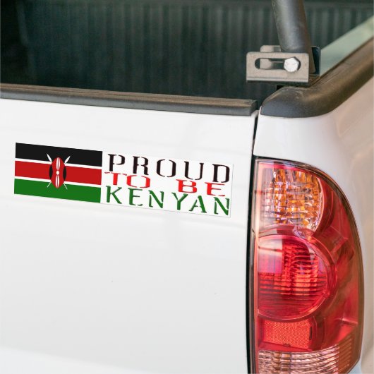 stolz, Kenyan Autoaufkleber zu sein (Auf Lkw)