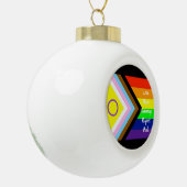 Stolz Keramik Kugel-Ornament (Links)