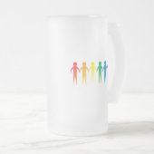 Stolz-Kette Mattglas Bierglas (VorderseiteRechts)