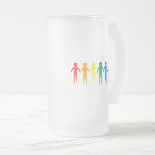 Stolz-Kette Mattglas Bierglas (VorderseiteRechts)