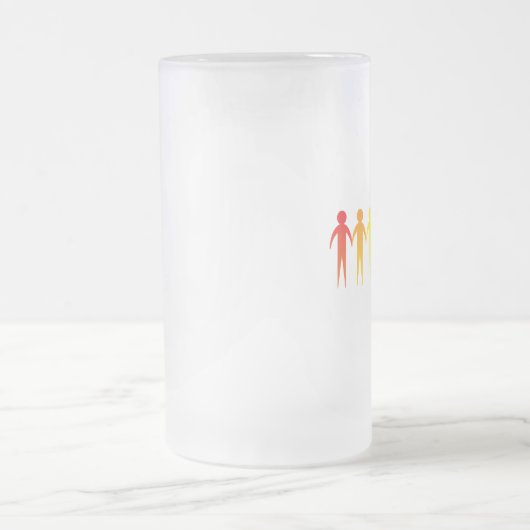 Stolz-Kette Mattglas Bierglas (Mittel)