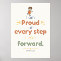 Stolz | Kinder-Affirmationsposter