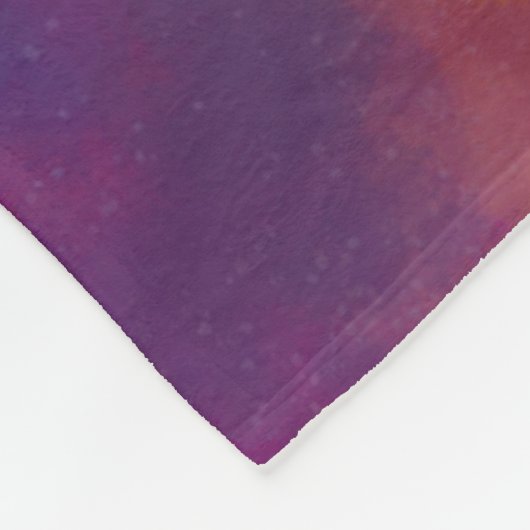 Stolz Kitsune und Columbine-Blume Fleecedecke (Ecke)