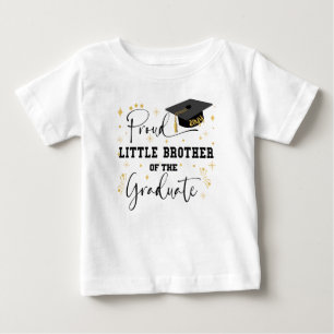 Stolz kleiner Bruder des Absolvent Abschluss Baby T-shirt