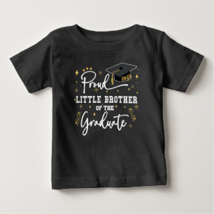 Stolz kleiner Bruder des Absolventen  Schwarz Baby T-shirt