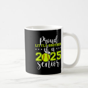 Stolz kleiner Bruder einer Senior Softball Gra 202 Kaffeetasse
