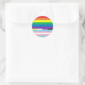 Stolz-Kreis Runder Aufkleber (Tasche)