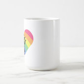 Stolz, küss mich. Liebe ist fair. Kaffeetasse (Mittel)