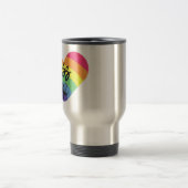 Stolz, küss mich. Liebe ist fair. Reisebecher (Mittel)