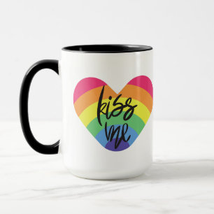 Stolz, küss mich. Liebe ist fair. Tasse