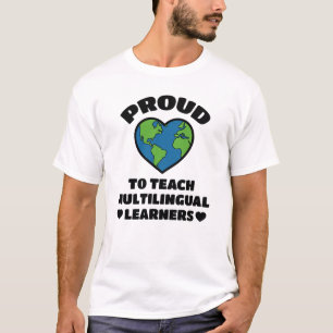 Stolz lernen mehrsprachige Lerner T-Shirt