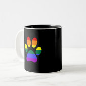 Stolz-Lesben-Geschenk der homosexueller Zweifarbige Tasse (Vorderseite Links)