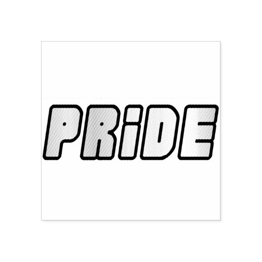 Stolz - LGBT Gummistempel (Prägung)